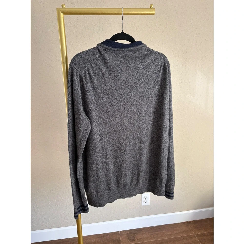 Banana Republic Mens Pima Cotton Cashmere Sweater L Minimalist Academia